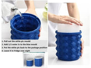Small Ice Cube Maker Genie Silicone Wine Ice Bucket Big Ice Cube Tray Mold Cup – view 3