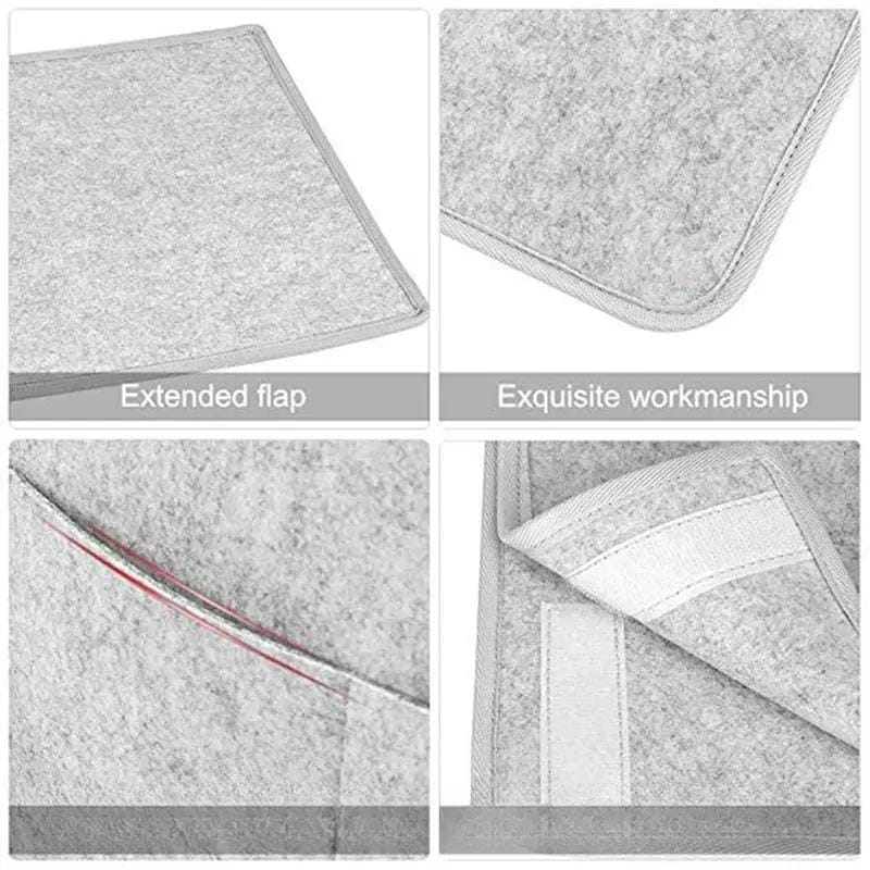 Sofa Armrest Storage Organizer Light Gray – view 4