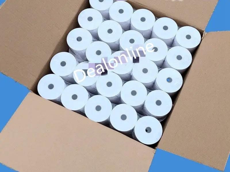 (25 Rolls) 80mm x 80mm Thermal Paper Receipt Rolls 65m/roll – view 2