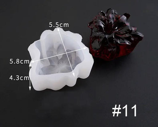 3D Flower Shaped Silicone Moulds Fondant Mould for Resin Art Chocolate Cake Handmade Soap Mould Candy Making Pastry – view 1