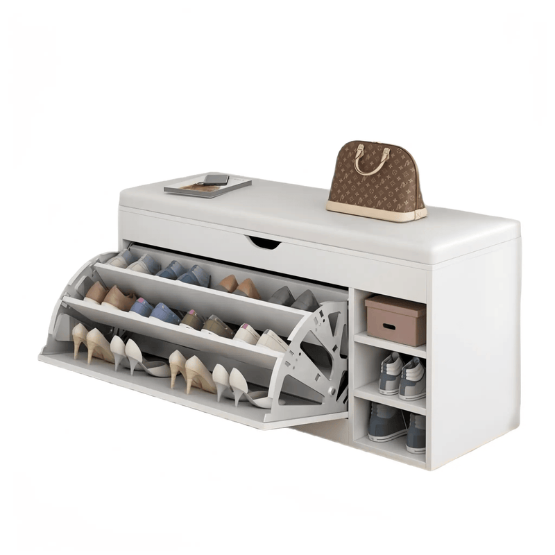 salelink.co.nz Unbranded Shoe Storage Bench White Shoe Storage Bench White | Action Outdoors NZ