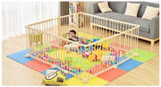 Kiwi Grab Kiwi Grab 8PC WOODEN BABY PLAYPEN 8PC WOODEN BABY PLAYPEN