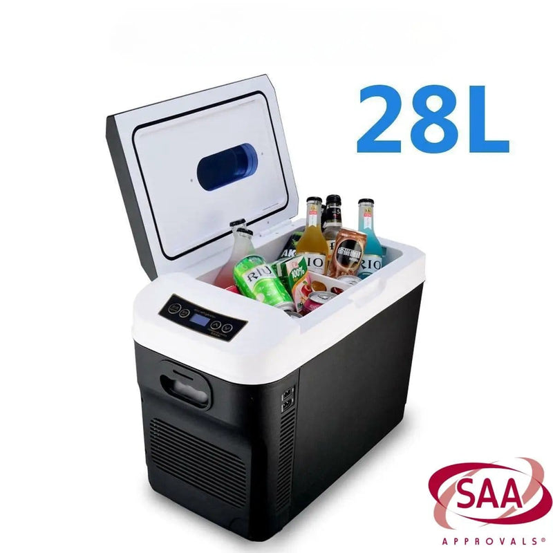 salelink.co.nz Unbranded 28L Car Refrigerator Fridge 28L Portable Car Refrigerator Freezer 12V 24V