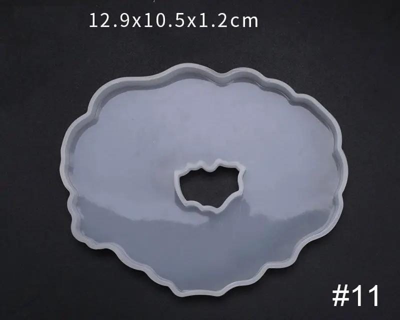 Resin Art NZ Moulds Irregular Coaster Moulds - 013 with hole Irregular Coaster Moulds - 013 with hole | NZ