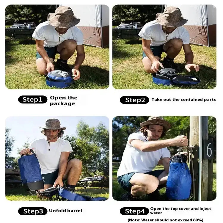 Habicare 11L Portable Inflatable Camping Shower Bag 11L Portable Inflatable Camping Shower Bag
