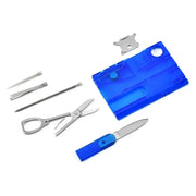 Habicare SS 12 in 1 Multi Tool Card Habicare 12-in-1 Credit Card Multi-tool for Camping