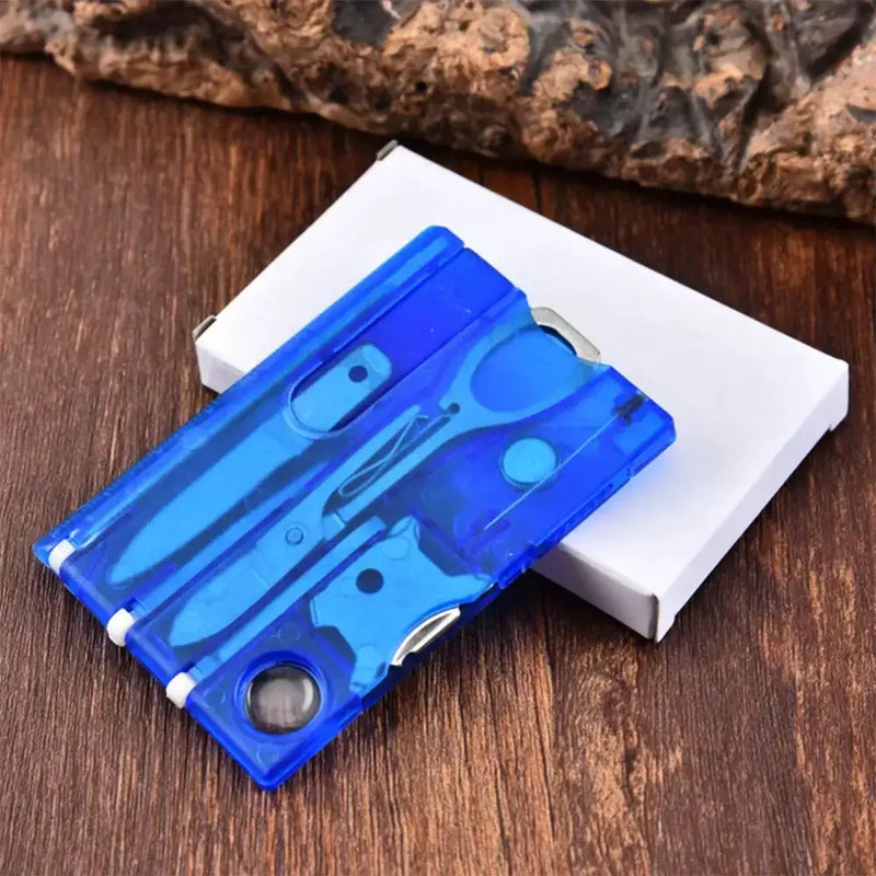 Habicare SS 12 in 1 Multi Tool Card Habicare 12-in-1 Credit Card Multi-tool for Camping