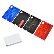 Habicare SS 12 in 1 Multi Tool Card Habicare 12-in-1 Credit Card Multi-tool for Camping