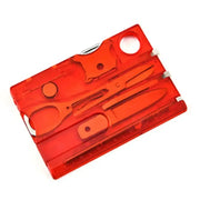 Habicare SS 12 in 1 Multi Tool Card Habicare 12-in-1 Credit Card Multi-tool for Camping