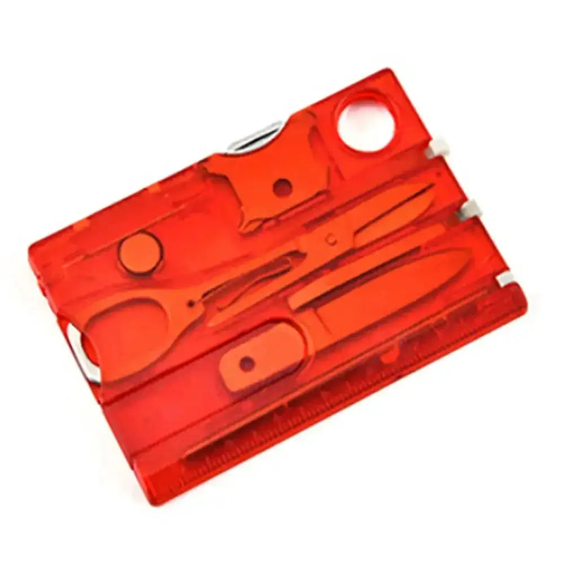 Habicare SS 12 in 1 Multi Tool Card Habicare 12-in-1 Credit Card Multi-tool for Camping