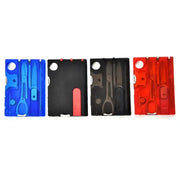 Habicare SS 12 in 1 Multi Tool Card Habicare 12-in-1 Credit Card Multi-tool for Camping