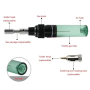 Habicare HBC Portable Gas Soldering Iron Kit Portable Gas Soldering Iron for DIY Repairs