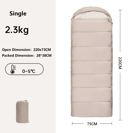 ECOTREK Sleeping bag Cotton Sleeping Bag-Four Season Use THTF5197 Cotton Sleeping Bag-Four Season Use THTF5197