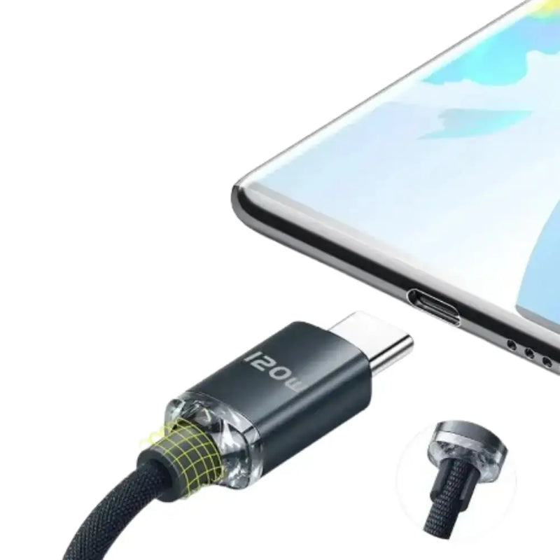 Habicare 9eight5 120W Super-Fast USB-C Charging Cable for Smartphones 120W Super-Fast USB-C Charging Cable for Smartphones