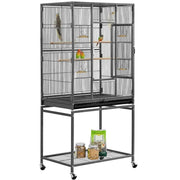 Yaheetech 53.5″H Mobile Large Parrot Cage w/ Stand Bird Cage 53.5″H Mobile Large Parrot Cage w/ Stand Bird Cage