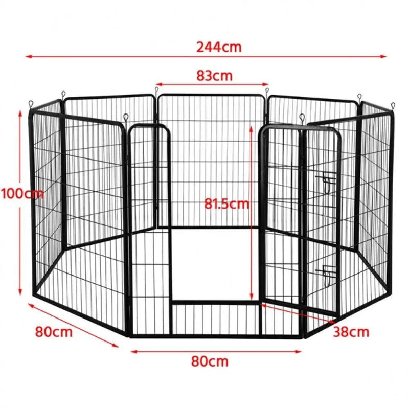 Yaheetech Heavy Duty 8 Panel Pet Playpen Heavy Duty 8 Panel Pet Playpen
