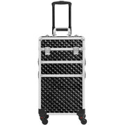 3-in-1 Rolling Makeup Train Case Portable Cosmetic Trolley – view 4