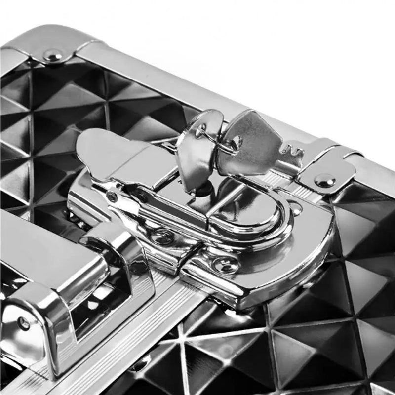 3-in-1 Rolling Makeup Train Case Portable Cosmetic Trolley – view 10