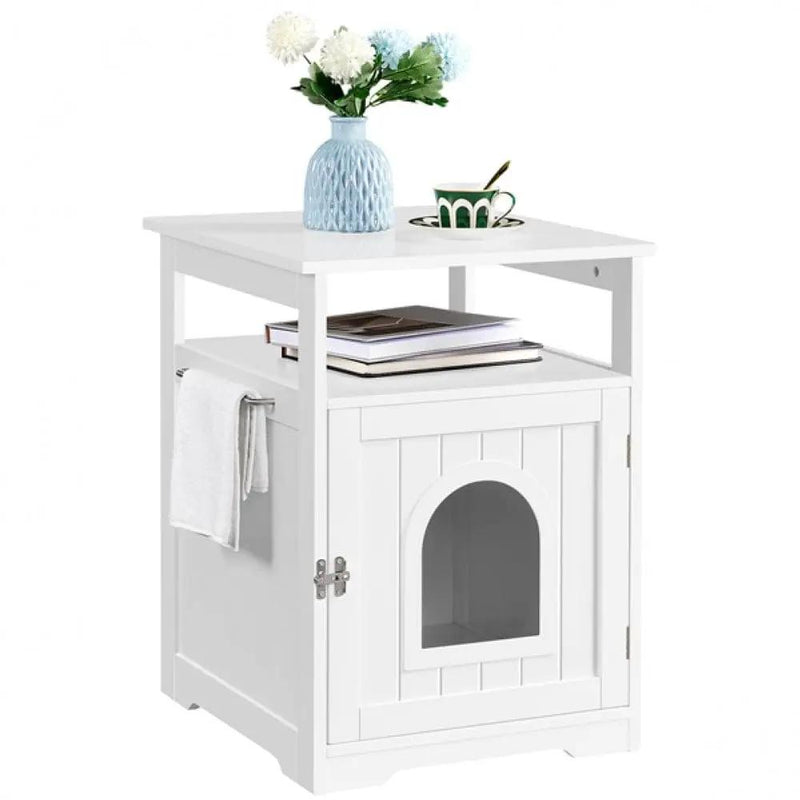 Yaheetech End Table for Pet House Pet Crate Indoor Cat Litter Box End Table for Pet House Pet Crate Indoor Cat Litter Box