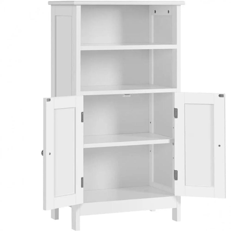 Yaheetech Free Standing Floor Cabinet Bathroom Storage Unit Free Standing Floor Cabinet Bathroom Storage Unit