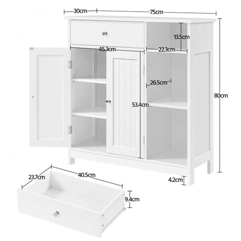 Yaheetech Large Bathroom Floor Cabinet Large Bathroom Floor Cabinet