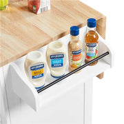 Yaheetech Kitchen Trolley with Drop-Leaf Breakfast Bar Kitchen Trolley with Drop-Leaf Breakfast Bar