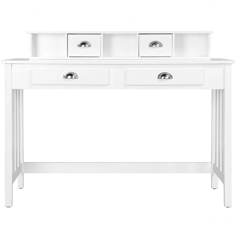 Writing Computer Desk Modern Work Station Laptop Table Removable Floating Organizer – view 4