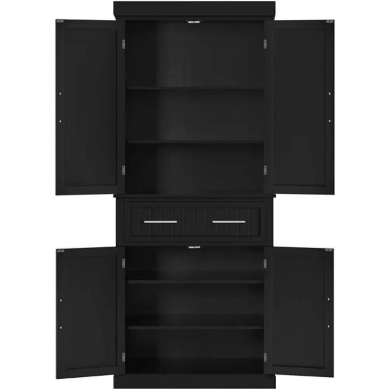 Yaheetech Kitchen Pantry Cabinet Tall Pantry Cupboard Kitchen Pantry Cabinet Tall Pantry Cupboard