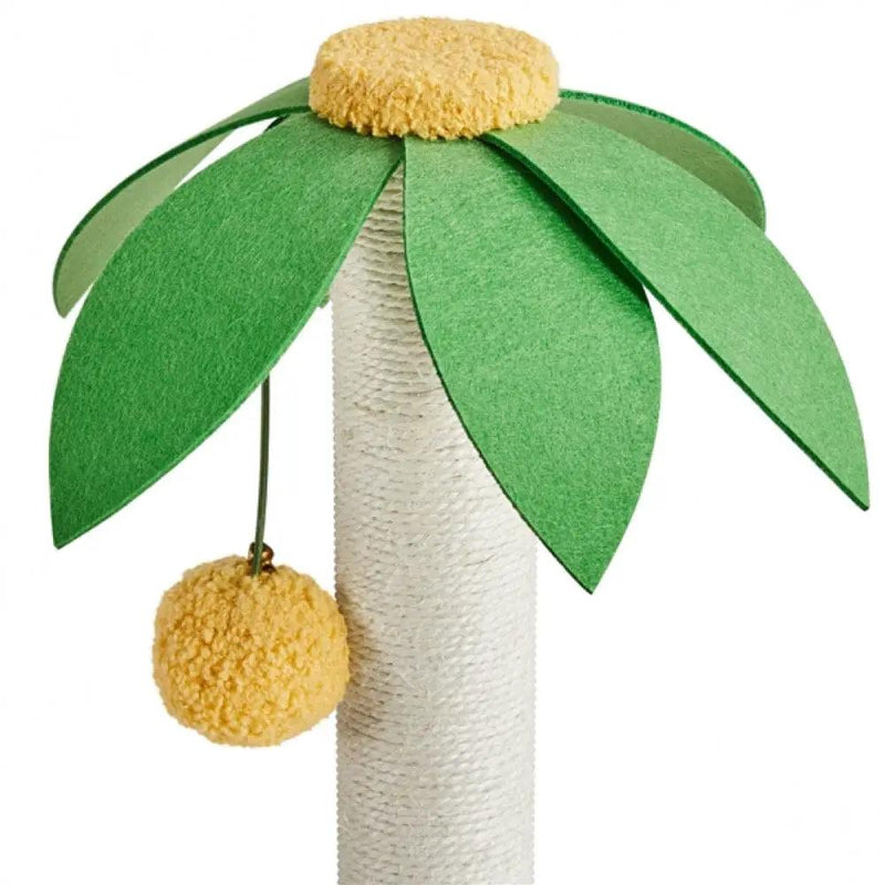 Coconut Palm Cat Tree Cat Scratching Post with Natural Sisal Rope – view 4