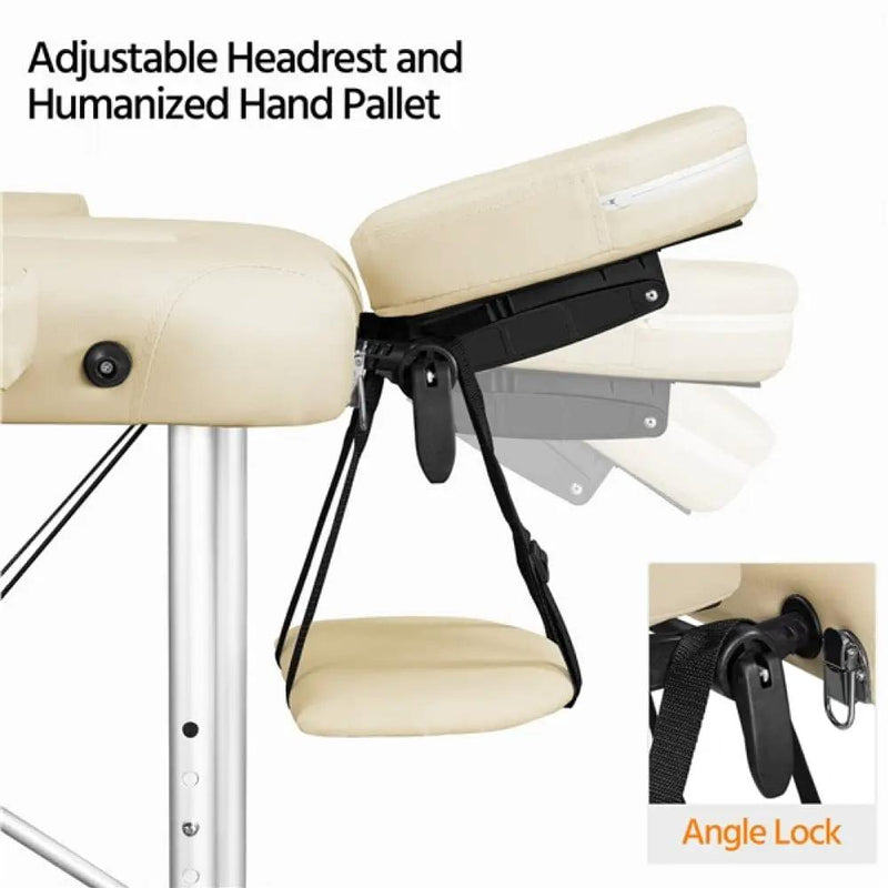 Professional 3 Fold Massage Bed Adjustable Massage Equipment – view 8