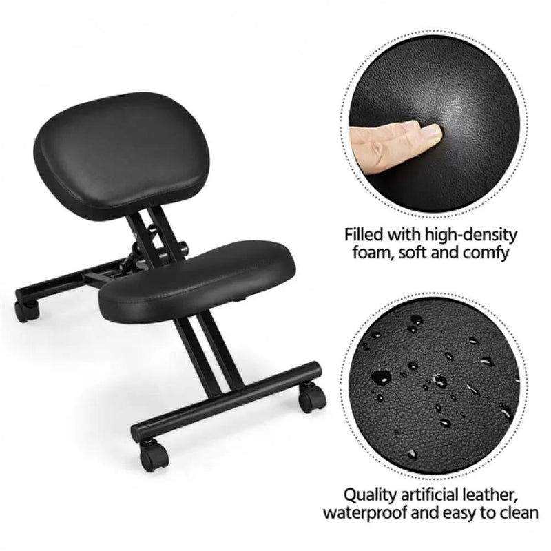 Ergonomic Kneeling Chair Adjustable Knee Stool for Home Office – view 4