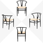 Yaheetech 6pcs Weave Dining Chairs 6pcs Weave Dining Chairs
