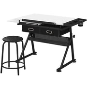 Yaheetech Drawing Table And Stool Set All-in-One Drawing Table Drawing Table And Stool Set All-in-One Drawing Table