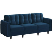 Yaheetech Velvet Upholstered Corner Sofa Velvet Upholstered Corner Sofa