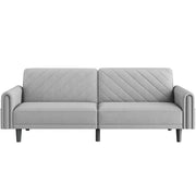 Yaheetech Convertible Sofa Bed Fabric 3-Seater Sofa Bed Convertible Sofa Bed Fabric 3-Seater Sofa Bed