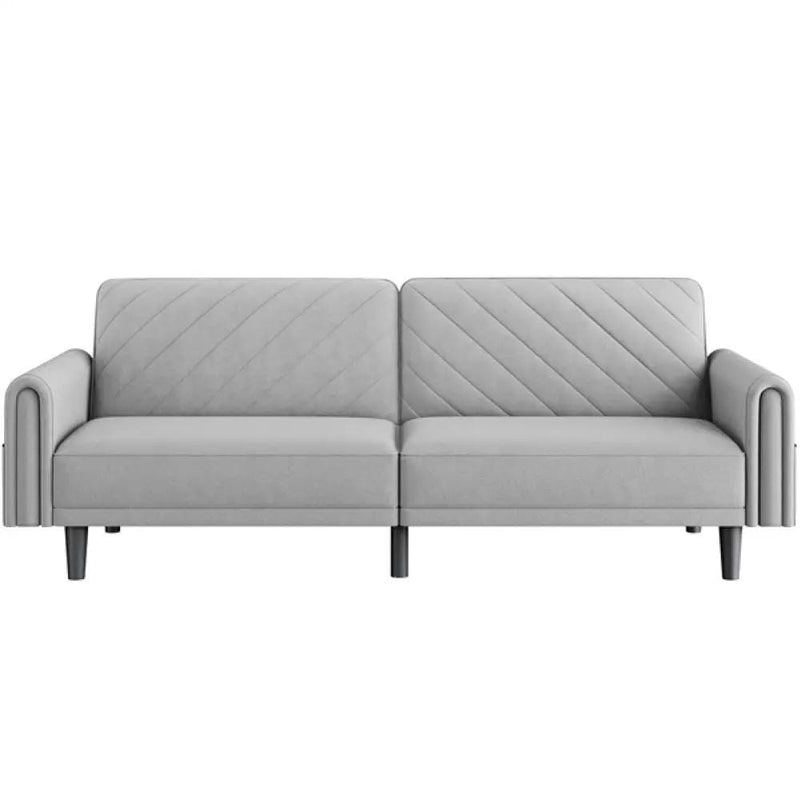 Yaheetech Convertible Sofa Bed Fabric 3-Seater Sofa Bed Convertible Sofa Bed Fabric 3-Seater Sofa Bed