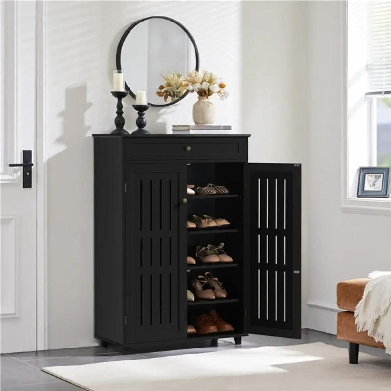 Yaheetech 5-Tier & 1 Drawer Shoe Storage Cabinet 5-Tier & 1 Drawer Shoe Storage Cabinet
