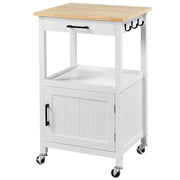 Yaheetech Kitchen Island Cart Storage Rolling Kitchen Cart W/Wheels Kitchen Island Cart Storage Rolling Kitchen Cart W/Wheels