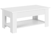 Space-saving Lift Top Coffee Table w/ Hidden Compartment & Open Shelf – view 4