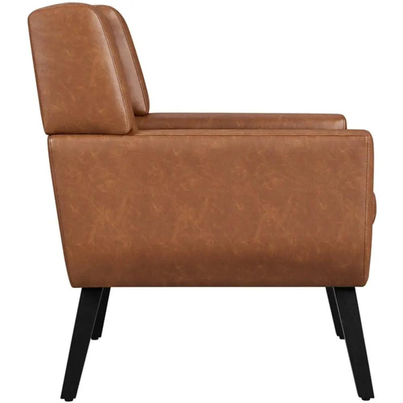 Yaheetech Button Tufted Armchair with Solid Wood Legs Button Tufted Armchair with Solid Wood Legs