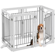 Yaheetech 6-Panel Pet Puppy Safety Fence with 3 Support Feet 6-Panel Pet Puppy Safety Fence with 3 Support Feet