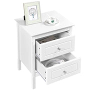 End Table Side Table Nightstand Bedside Table with 2 Drawers – view 4