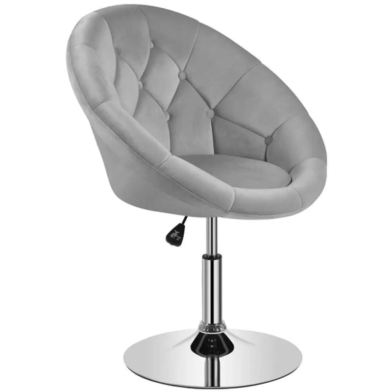 Yaheetech Makeup Vanity Chair Tufted Style Barrel Chair Makeup Vanity Chair Tufted Style Barrel Chair