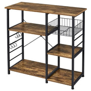 Vintage Kitchen Island Baker's Rack Utility Microwave Stand – view 4