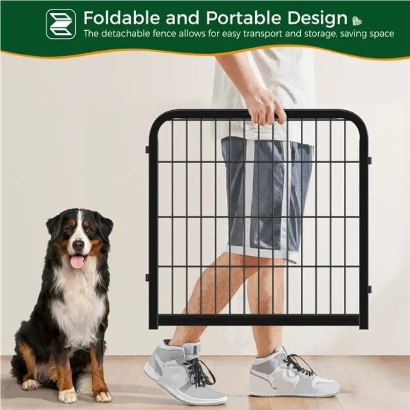 Yaheetech 12 Panels Dog Playpen Metal Pet Pen 12 Panels Dog Playpen Metal Pet Pen