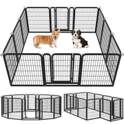Yaheetech 12 Panels Dog Playpen Pet Pen 12 Panels Dog Playpen Pet Pen