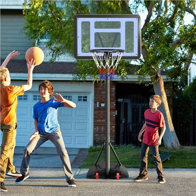 Yaheetech 7.2-9.2FT Height-Adjustable Basketball Hoop System 7.2-9.2FT Height-Adjustable Basketball Hoop System
