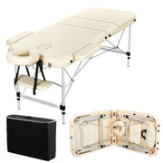 Adjustable 3 Fold Massage Bed Aluminum Alloy Massage Couch – view 4