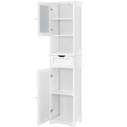 Yaheetech Freestanding Storage Cabinet with Door Freestanding Storage Cabinet with Door