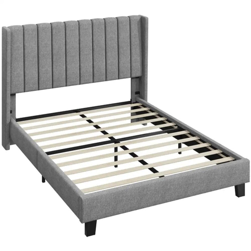 Yaheetech Queen Upholstered Bed Frame Queen Upholstered Bed Frame